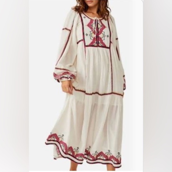 NWOT Free People Sweet Escape MIDI Dress XS New $198 retail - Picture 6 of 11